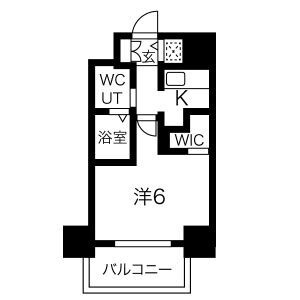エスリード阿波座サウスプレイスの間取り