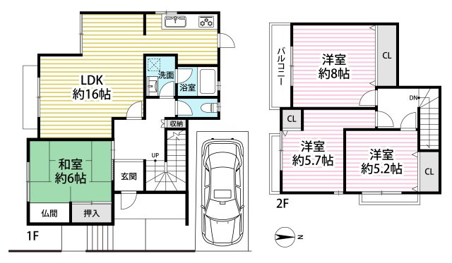 即入居ＯＫの４ＬＤＫ◆室内フルリフォーム完了の美宅◆駐車１台ＯＫ◆八幡市男山指月