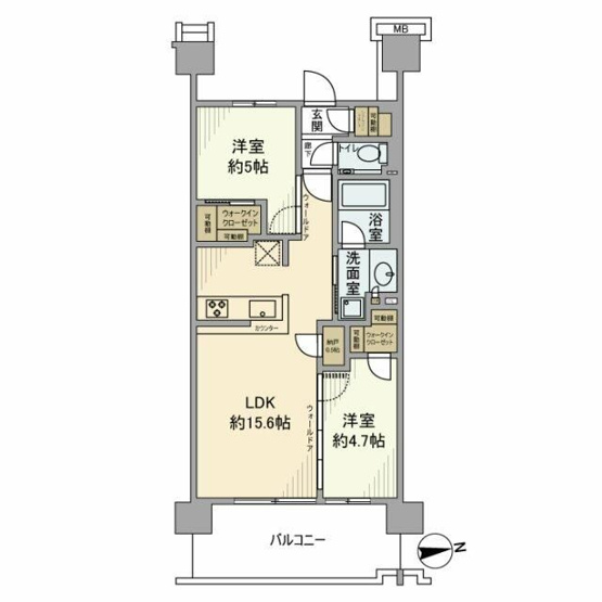 【間取り】 | プラウドシティ国立(プラウドシティクニタチ)