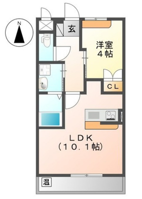 サンライズ戸田の間取り