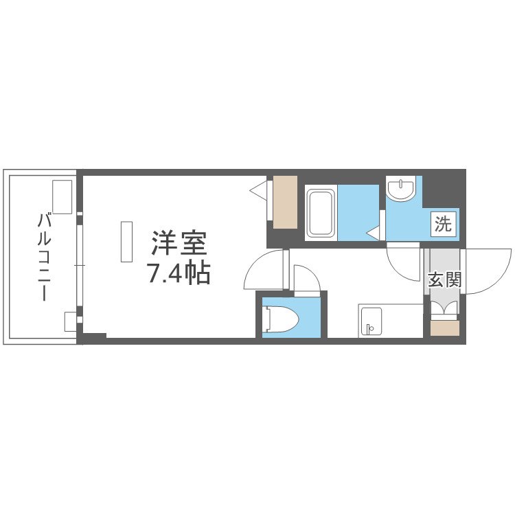レオンヴァリエ大阪ベイシティの間取り