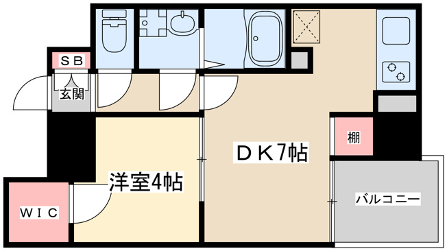 【間取り】 | S-RESIDENCE堺筋町Uno