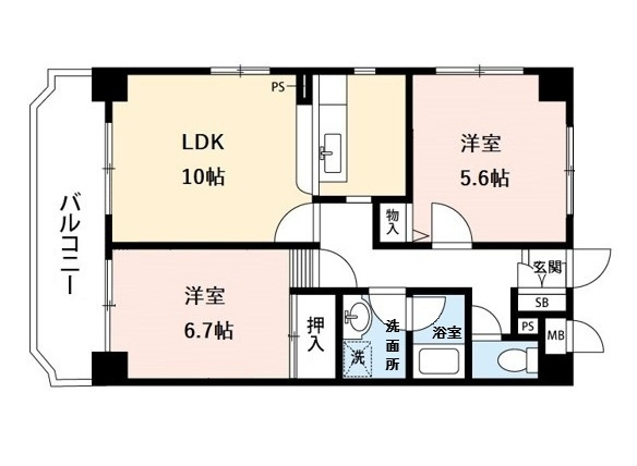 【間取り】 | グランデスト丸山台