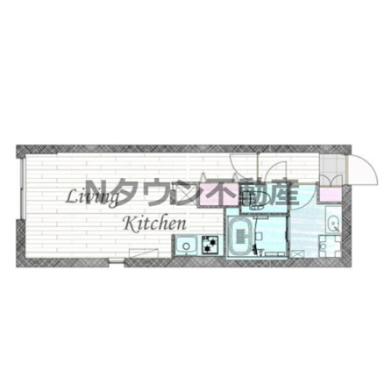 【間取り】 | Branche千代田 | 間取りです。