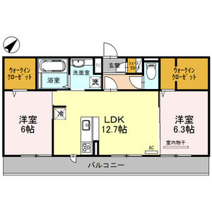 【間取り】 | Tell me 和華 | お部屋の間取りです