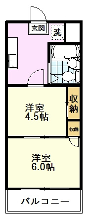 【間取り】 | シャローム東恋ヶ窪