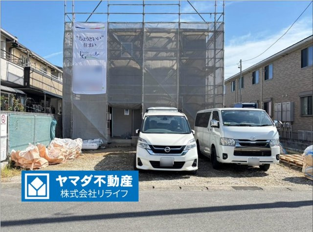リーブルガーデン　羽島市福寿町間島2丁目　全２区画分譲の外観|「現地（2026年8月21日）撮影」　
■外観写真　
■ヤマダ不動産　株式会社リライフ　