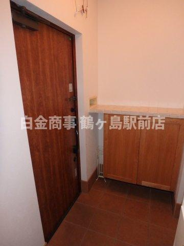 川越市笠幡中古戸建の玄関