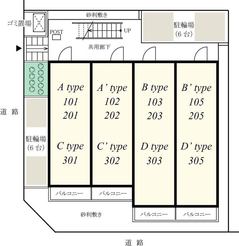 仲介手数料（賃料の1.10ヵ月）の50％OFF対象物件！の区画図