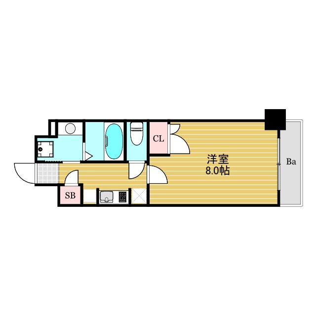 エスティライフ新大阪第2の間取り