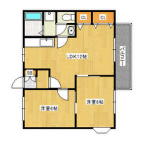 エスポワールＢの間取り