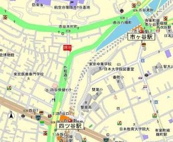 ベルファース市ヶ谷の地図|ベルファース市ヶ谷
