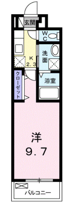 アリュールの間取り