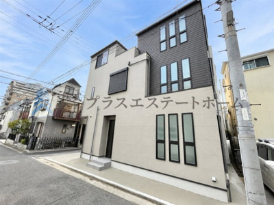 【外観】 | 兵庫区下沢通4丁目新築戸建 | 南西角地♪日当たり良好♪