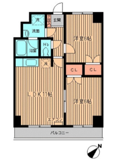 サンプレイス早宮の間取り