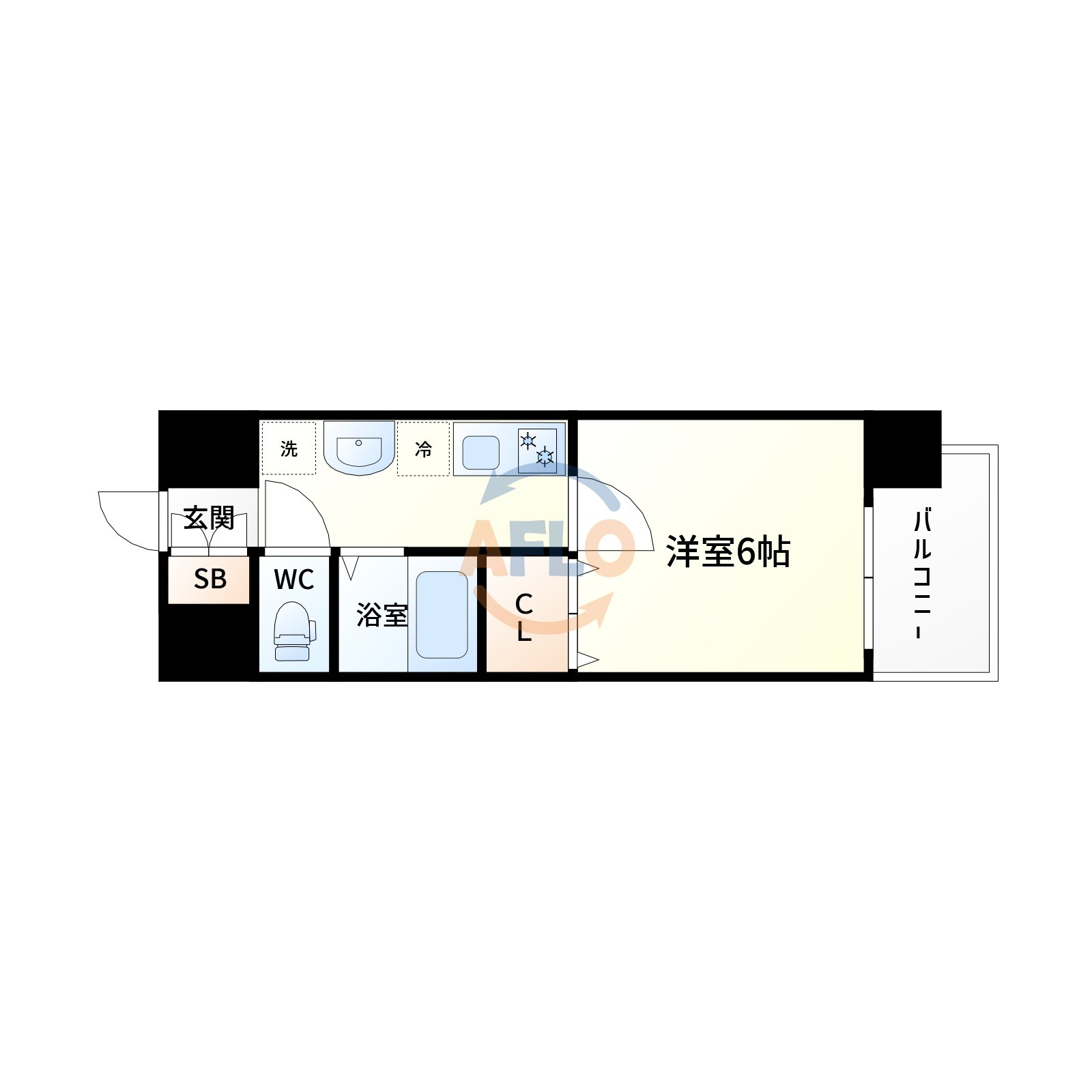 プレミアムステージ新大阪駅前Ⅱの間取り|プレミアムステージ新大阪駅前Ⅱ　間取り