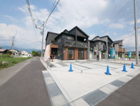 甲斐市万才 オール電化新築戸建 全3棟 1号棟 南西・北西角の画像