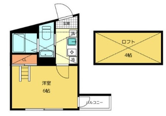 【間取り】 | コーポランセ中野 | 間取りです。