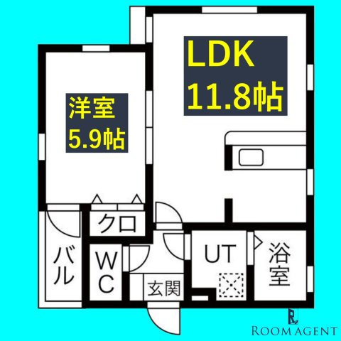 LUXE.STYLE辻町EASTの間取り