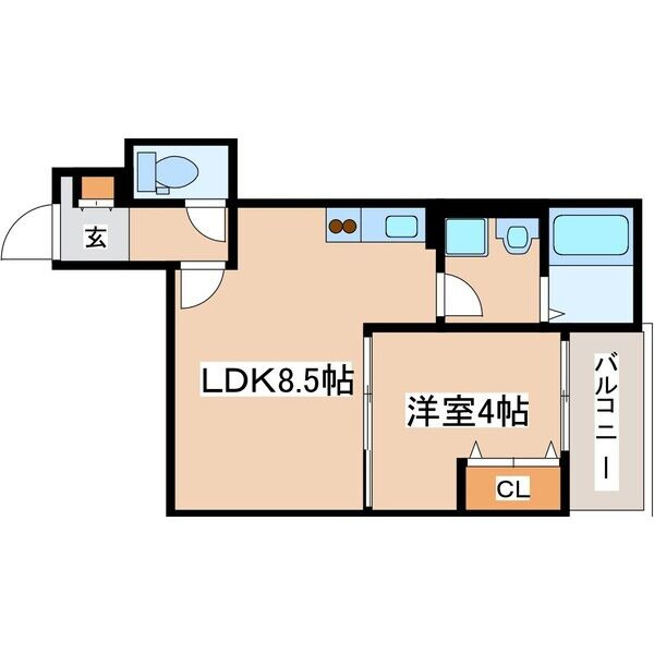 SERIRIA　COMFORT:ABIKOの間取り
