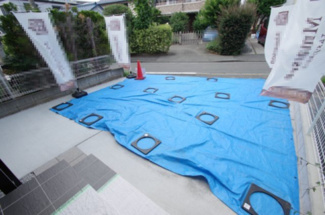 【駐車場】 | 【仲介手数料無料！！】国立市富士見台1丁目　新築戸建て（全1棟）1号棟　5480万円 | 広めなので並列2台or1台＋駐輪スペース