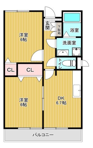 グランシャリオソシアの間取り