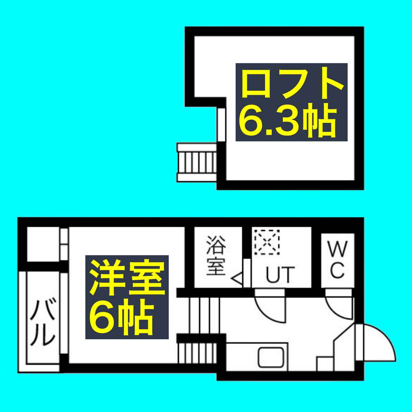 BLUE GARDENの間取り