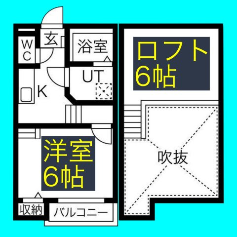 Ampio荒子の間取り