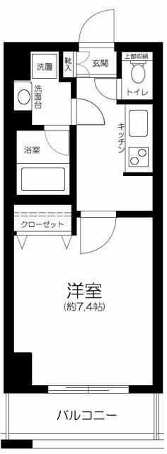 墨田区業平４丁目の賃貸マンションの間取り