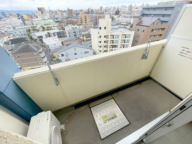 ホープ上新庄のバルコニー