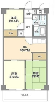 【間取り】 | 三田メゾンデフルール | 間取りです。