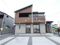 甲斐市万才 オール電化新築戸建 全3棟 2号棟 南西道路の画像