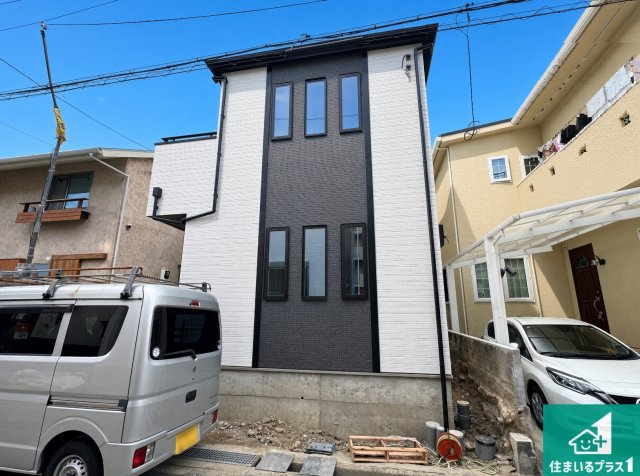 ■尼崎市食満　新築一戸建ての外観|現在の進捗状況です！順調に作業進行中、完成が待ち遠しいです！詳細の間取り等、お気軽にお問い合わせください！