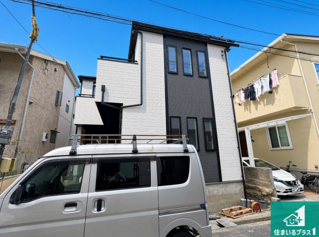 ■尼崎市食満　新築一戸建ての外観|現在建築中！落ち着いた街並みで新生活を始めることが出来そう！周辺の物件も併せてご紹介させて頂きます！