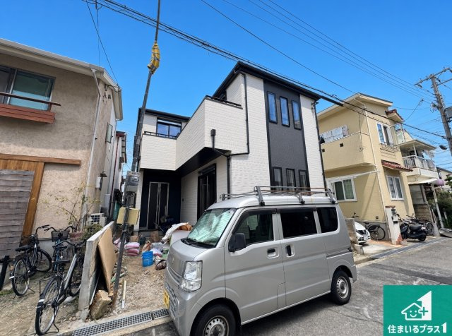■尼崎市食満　新築一戸建ての外観|現在の進捗状況です！順調に作業進行中、完成が待ち遠しいです！詳細の間取り等、お気軽にお問い合わせください！