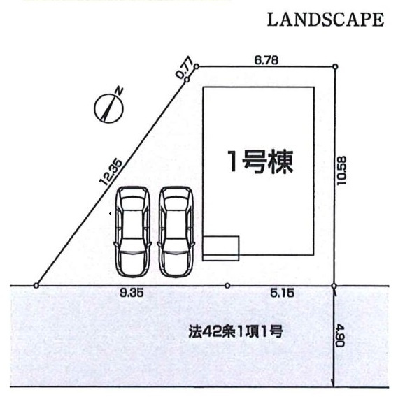 東大和桜が丘　全1棟の区画図|☆区画図☆