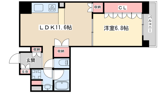 【間取り】 | ビエラコート内久宝寺