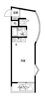 プレール中野Ⅱの間取り|間取りです。