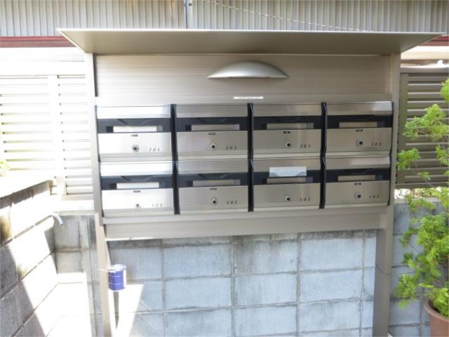 川崎市多摩区中野島３丁目のアパートのその他共用部分|集合ポスト