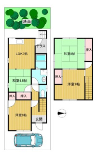 【間取り】 | 学園大和町4丁目戸建