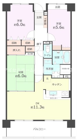 【間取り】 | チュリス上安駅前