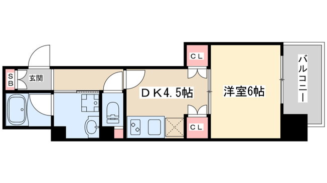 【間取り】 | ビエラコート内久宝寺