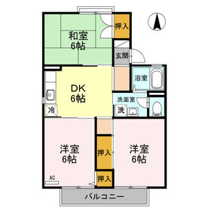 【間取り】 | セジュール堀井 | お部屋の間取りです