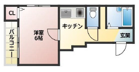 兼山マンションの間取り