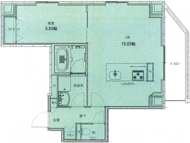 CREST CENTRAL BLDG.の間取り