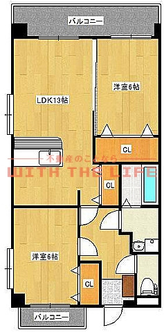 サンシャトー和賀【キャッシュバック対象物件】の間取り
