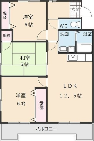 向が丘ハイツの間取り