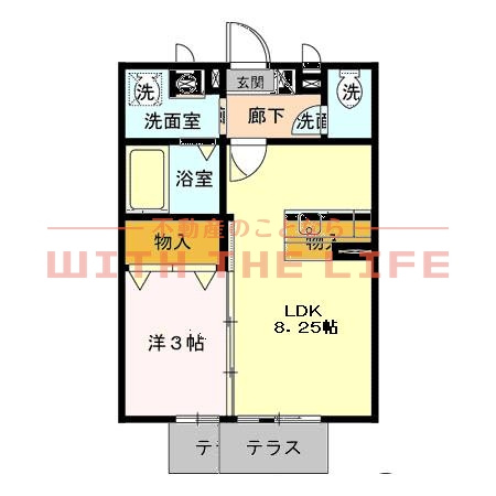 リーベC棟【キャッシュバック対象の物件】の間取り