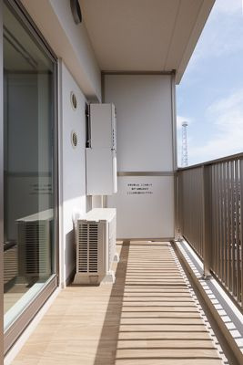 パークアクシス市川のバルコニー