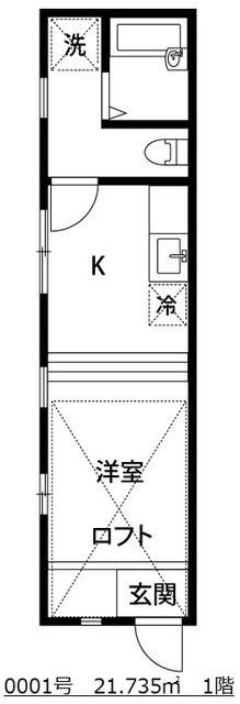 メゾン　ジェリーフィッシュの間取り